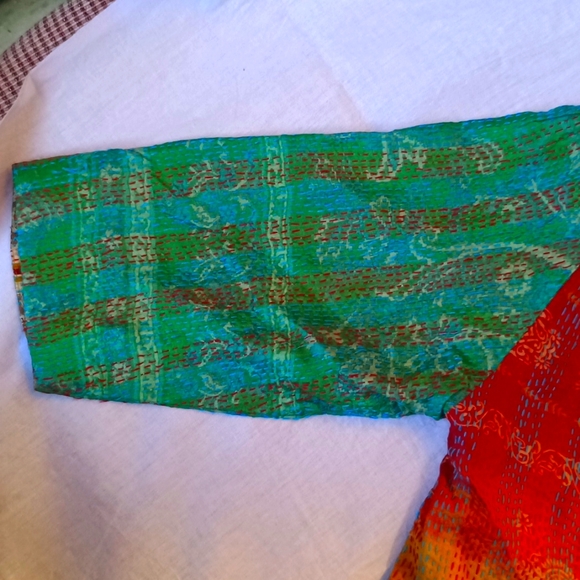 Kantha Handwork embroidery top - Picture 6 of 9